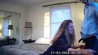 Husband Caught Cougar Wife Sex Young Dude Spycam