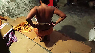 Big Ass bhabhi Changing her cloth and boy watchig on her bhabhi caught him and punish him with fucking