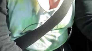 Masturbate in car