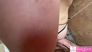 Girlfriend Didnt Expect She Will Be Treated As A Slave In Bathroom - Rough Bdsm Sex