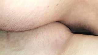 My Dick Slides Into My Girlfriends Pussy and Give Her a Creampie