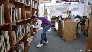 Milf Librarian Is Secretly Addicted To Eating Cum With Johnny Love, Blake Blossom, Jenna Starr - Brazzers