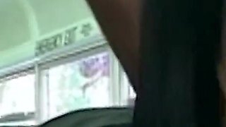 Smoking Hot Asian Girl Has Awesome Sex with Handsome Guy Right on the Bus