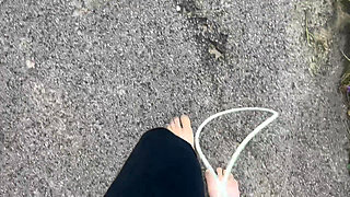 Barefoot Walking on the Beach Sfw