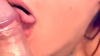 POV Dick Teasing with Licking and Playing with Dick Hole and Messy Cum