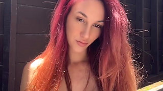 Italian Big Tits Artemisia Love Making Her Juicy Boobs Bounce Outdoor Long Hair Fetish