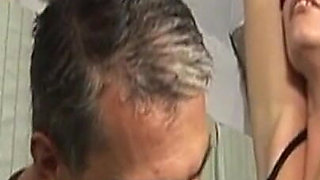 Blindfolded Blonde MILF Bound and Teased with Dildo