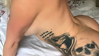 Blonde emo amateur solo masturbation