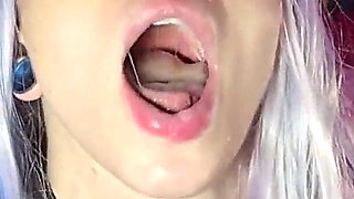 Costume Cutie Gets an Oral Creampie Part 2