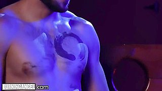 Busty Doll With Tats On Her Body Fucks With Dominant Male And Gags Dick