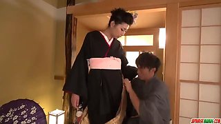 Yuna Shiratori strips for the dick and fucks like a queen