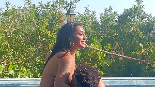 Being Unfaithful to My Husband with the Huge Cock Neighbor in the Pool Yasmina Khan