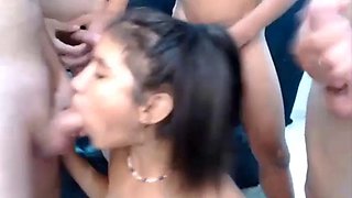 Gangbang party: Amateur, Stripchat  Groupsex Porn