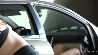 Conny Dachs Enjoys Redhead's Fiery Payment in Car