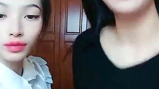 Chinese Girls Have a Nice Time Eating Each Others Furry