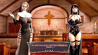 The nun, adult visual novel, adult game