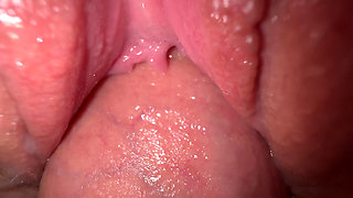 Extremely close up fuck tight teen pussy