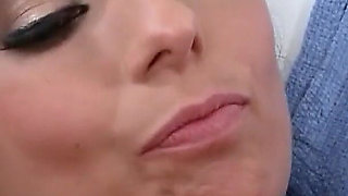 Sexy skinny secretary Siraell fucked by boss in the apartment