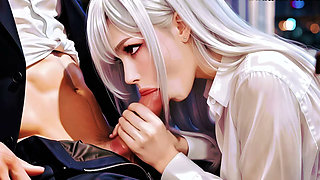 Office Secretary Gives CEO a Blowjob and More... Episode 2 AI Generated