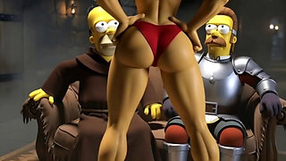 Private Cuckold Club. Exclusive 3D Simpsons Cartoon Parody
