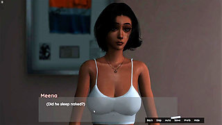 Indian Stepsister Sucking and Giving Deepthroat Blowjob to a Black Huge Cock