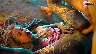 Lily Lu In Tattooed Girl Got Caught Fucking Herself With A Big Toy, Anal, Bj, Cumshot