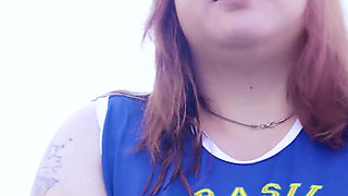 Smoking Fetish - Chubby Smokes on Your Face and Shows Her
