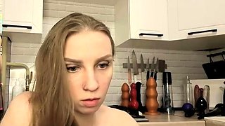 Private Brutal solo anal fisting sex with cute camgirl