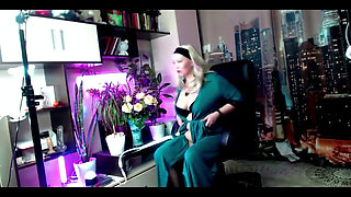 My Wife Is a Cool Webcam Slut Hot Mature Bitch in Yellow Dress