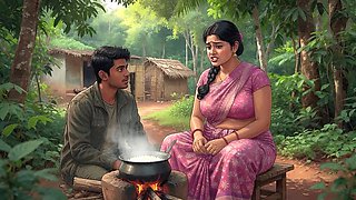 Lost in Forest & Fucked Horny Aunty