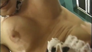 Big boobs police woman pussy licking, sexy maid dildo penetrated