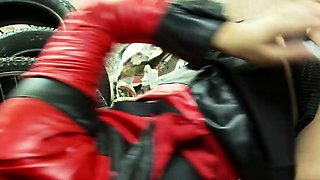 Big Boobs Brunette Gets Busted Riding Huge Weenie in