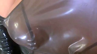 Extreme amateur pov blowjob with brunette babe