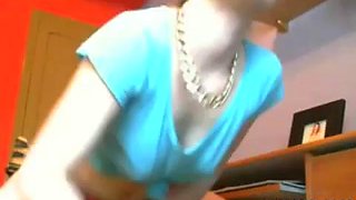 Naughty Blonde Showing Herself On Cam: Amateur, Blonde  Solo Porn