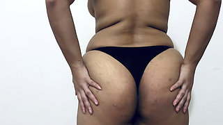 Freaky Office Girl Stripping and Showing Ass for Promotion