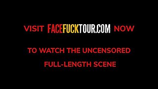 Big Tits Latina Gets Face Fucked Rough Upside Down By Big Dick
