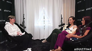 Pornstars Podcast After Lesbian Hookup! Vanna Bardot & Melissa Stratton the Adult Time Podcast