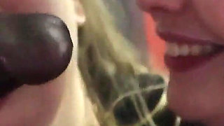 Katja & Riley Decide to Give a Double Blowjob Outside by the Pool at Xbiz