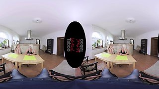 VIRTUAL TABOO - Mom And Daughter Suck One Big Cock
