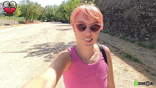 Exhibitionist Public Masturbation in the Historic City