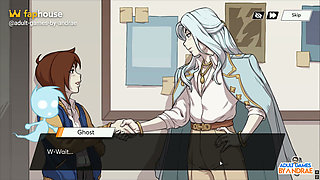 Femboy Ghost Gameplay Part 1 - Discreet Masturbation at Work