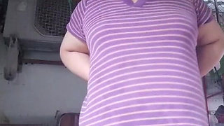 Naughty Molly Explore Body and Pussy in Jungle