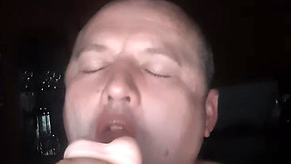 Huesos Vova with a toy