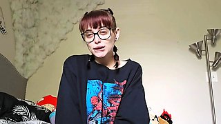 Amateur blondie solo anal masturbation