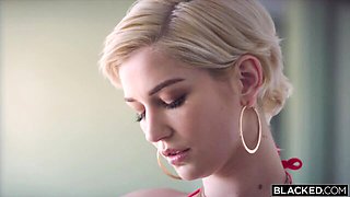 Spooning porn with beauty Skye Blue and Jason Luv from Blacked.Com