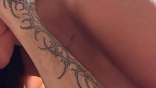 Big Ass Step Sister Sharing Bed Without Panties with Me and Crosses the Line