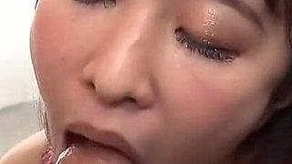 MILF with Natural Tits Is Interviewed and Allowed to Lick Her Pussy