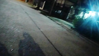 Public sex on the street with voyeurs