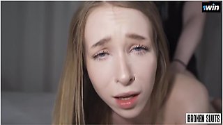 The Hardest Orgasm Of Her Life - Pretty Teen Rough Fucked To Multiple Screaming Orgasms