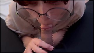 Girls With Glasses Suck Cock Like Crazy!